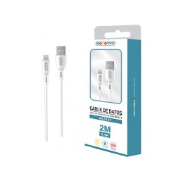 Modorwy Cable MC5107 Lightning 2.4A 2m White Modorwy Cable MC5107 Lightning 2.4A 2m White